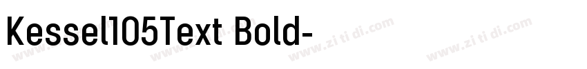 Kessel105Text Bold字体转换